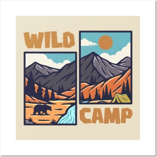 Wild camp Posters and Art